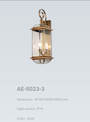 BRASS - MOROCO AE Wall Lamp