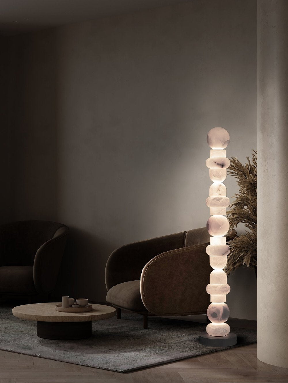 ALABASTER - Totem Floor Lamp