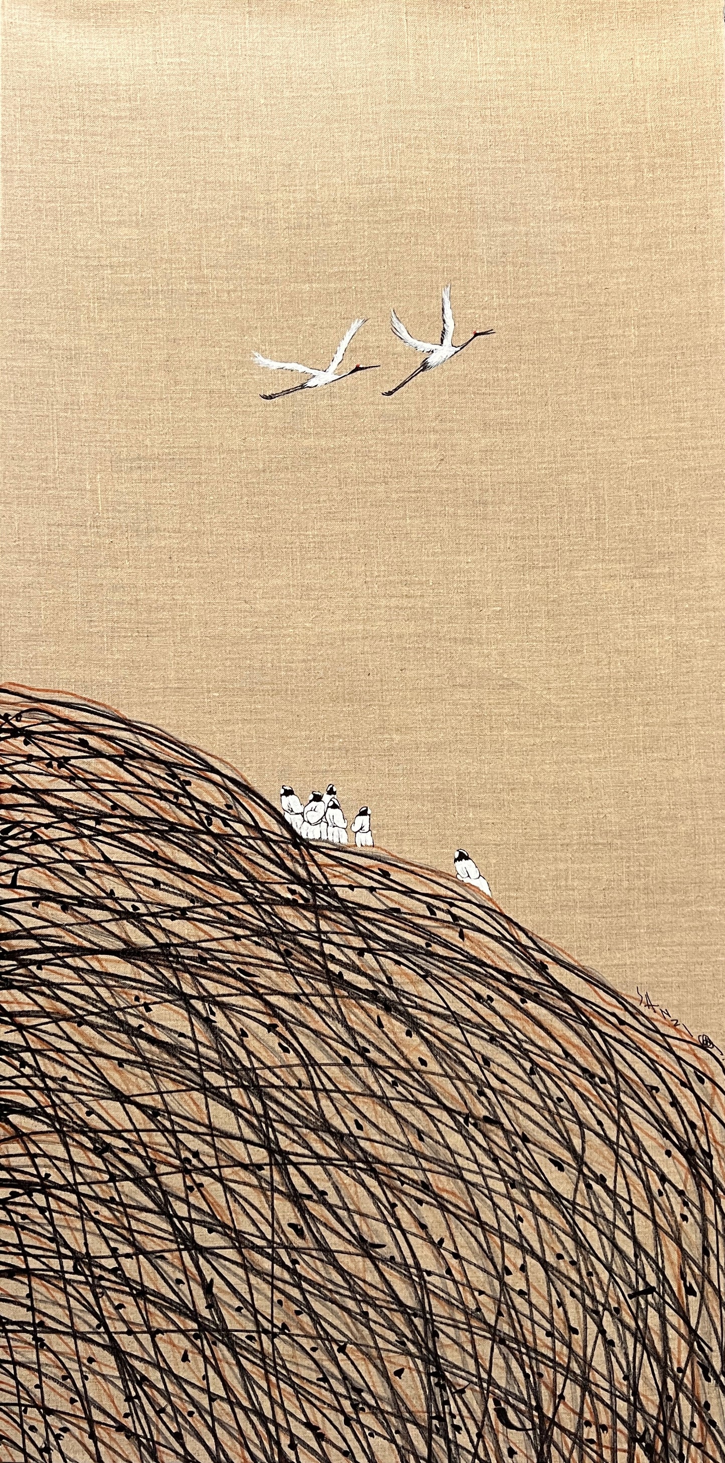 鹤知 系列二 Crane Knows II -  散子 Sanzi