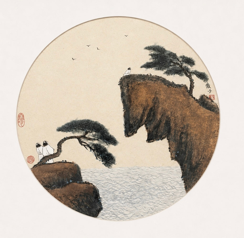 园景仙游 系列六 Garden Wanderings Series VI  -  散子 Sanzi
