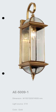 BRASS - MOROCO AE Wall Lamp