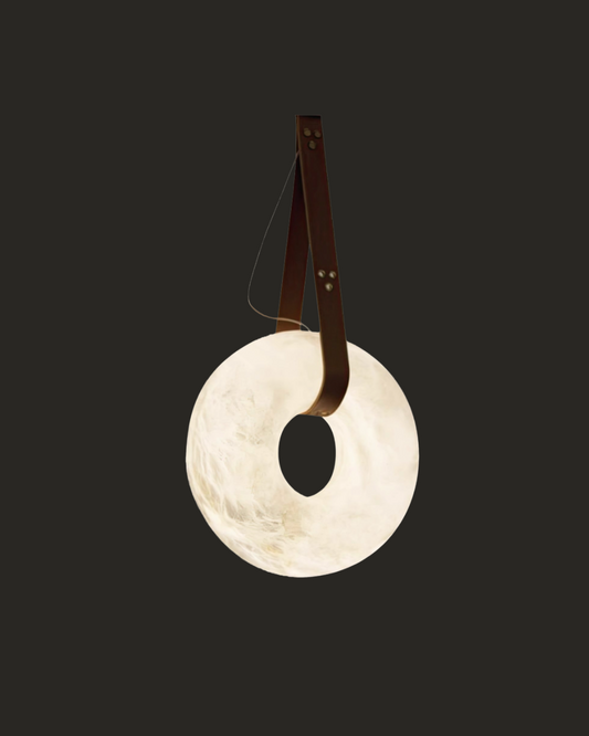 ALABASTER - Riipus Ring Moon Pendant Lamp