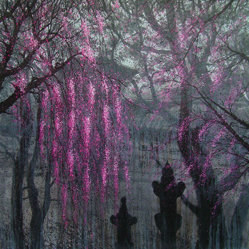 The Season of Love - Beautiful Asian II - Oil & Acrylic on Canvas by Narate Kathong