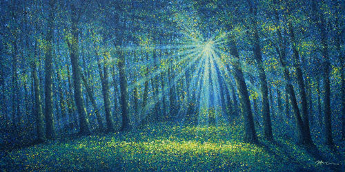 The Season of Love - Daylight - Oil & Acrylic on Canvas by Narate Kathong