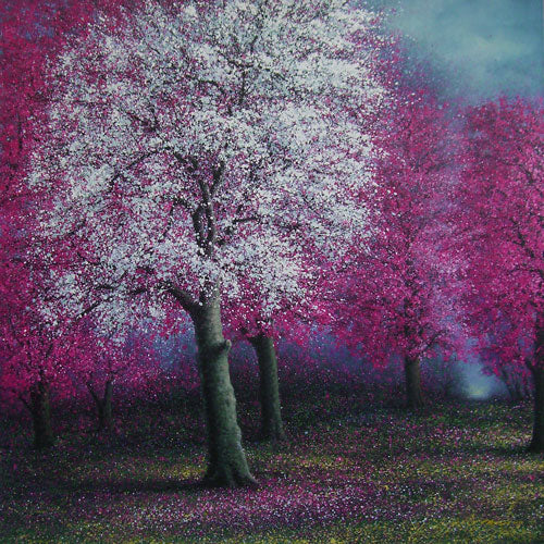 The Season of Love - Distinctive - Oil & Acrylic on Canvas by Narate Kathong