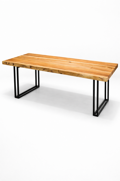 OV-WDBS-DT Dining Table 3 Wooden Slabs