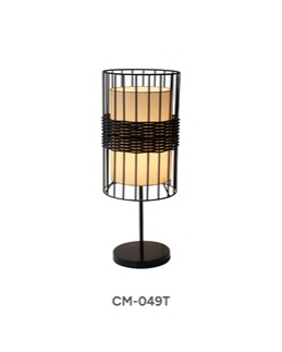 CM-049T Unique Candle Cage Table Lamps