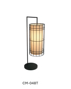 CM-049T Unique Candle Cage Table Lamps